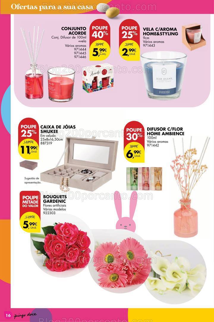 Antevisão Folheto PINGO DOCE Bazar Páscoa Promoções de 27 fevereiro a 1 abril