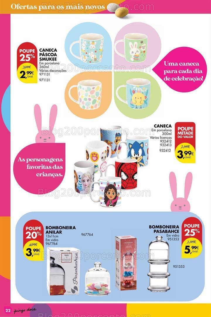 Antevisão Folheto PINGO DOCE Bazar Páscoa Promoções de 27 fevereiro a 1 abril