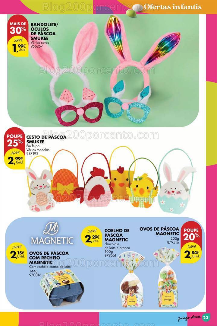 Antevisão Folheto PINGO DOCE Bazar Páscoa Promoções de 27 fevereiro a 1 abril