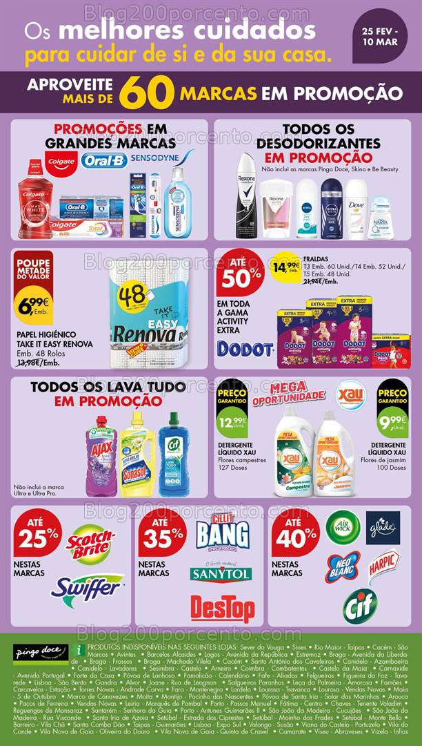Antevisão Folheto PINGO DOCE Higiene e Beleza Promoções de 25 fevereiro a 10 março