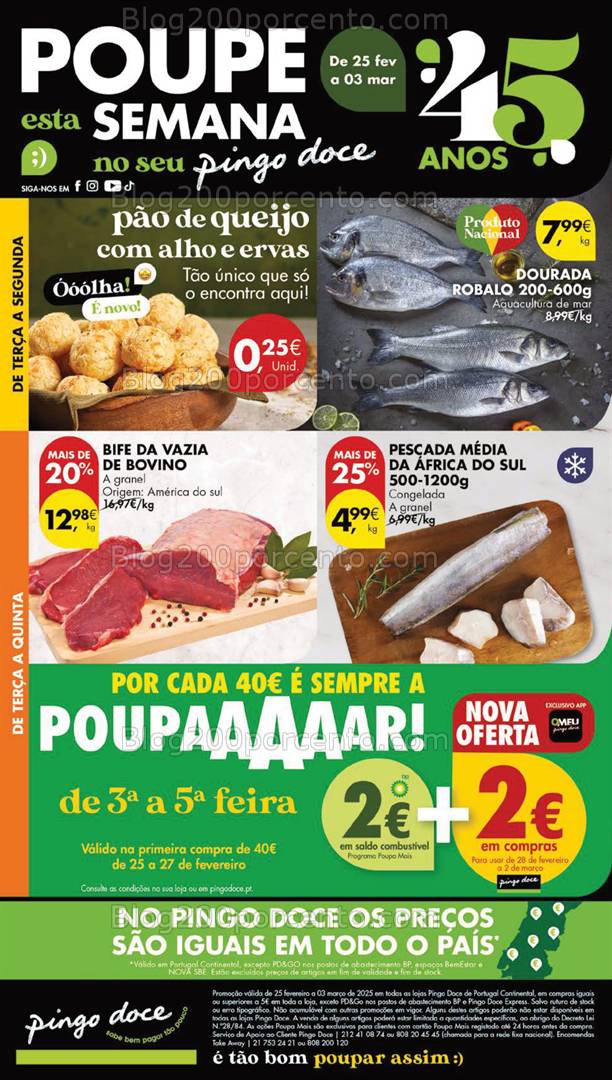 Antevisão Folheto PINGO DOCE Lojas Grandes Promoções de 25 fevereiro a 3 março