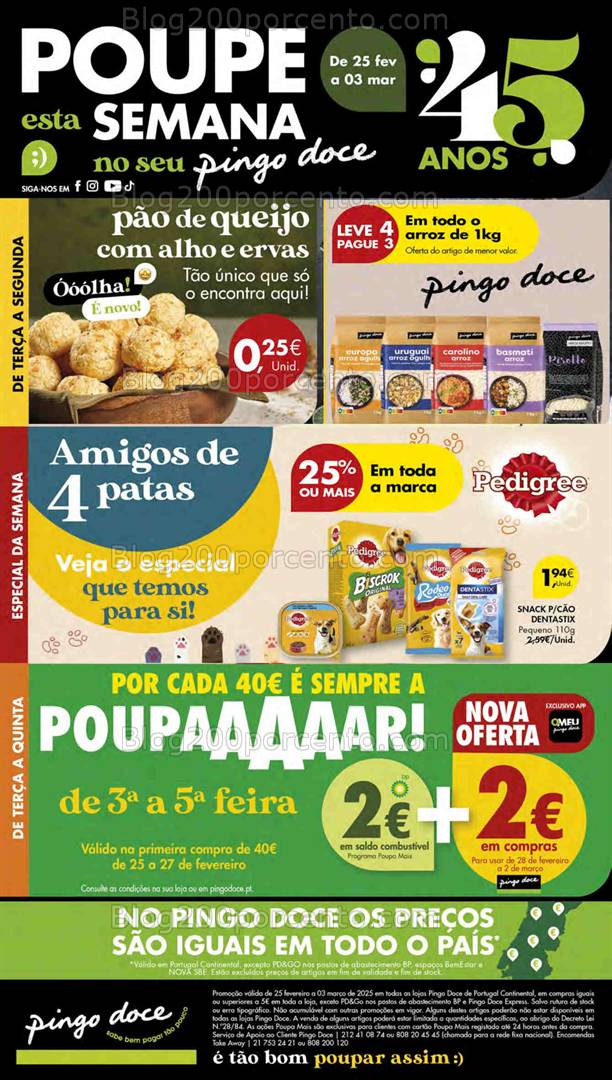 Antevisão Folheto PINGO DOCE Lojas Pequenas Promoções de 25 fevereiro a 3 março