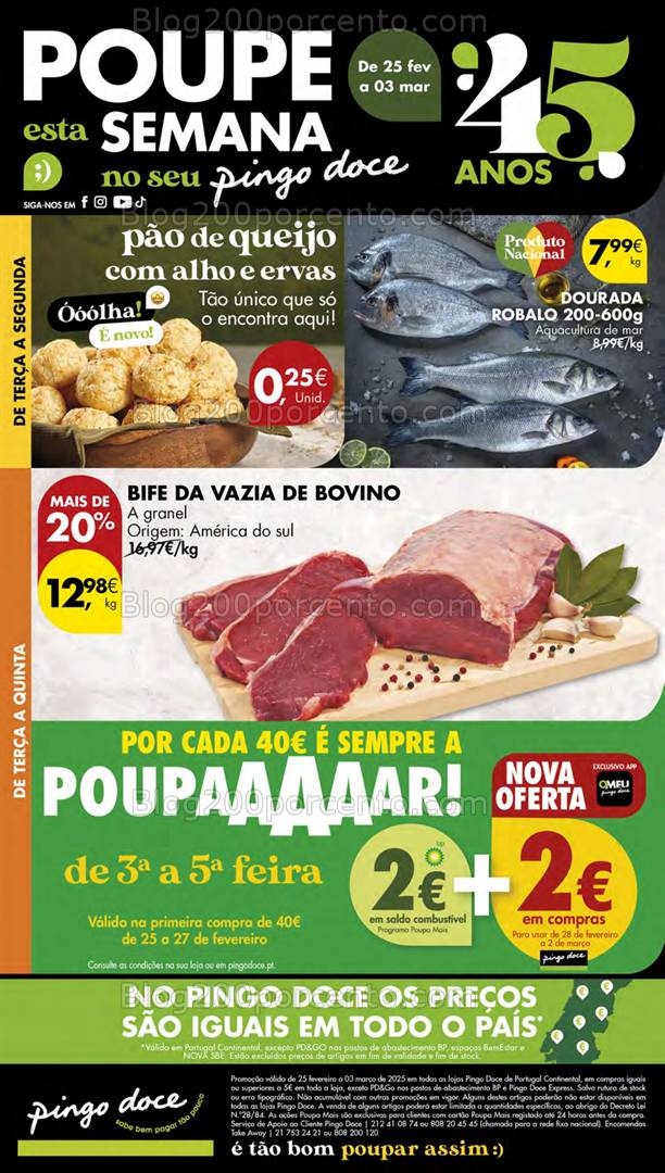 Antevisão Folheto PINGO DOCE Lojas Pequenas Promoções de 25 fevereiro a 3 março