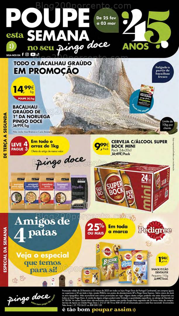Antevisão Folheto PINGO DOCE Lojas Pequenas Promoções de 25 fevereiro a 3 março