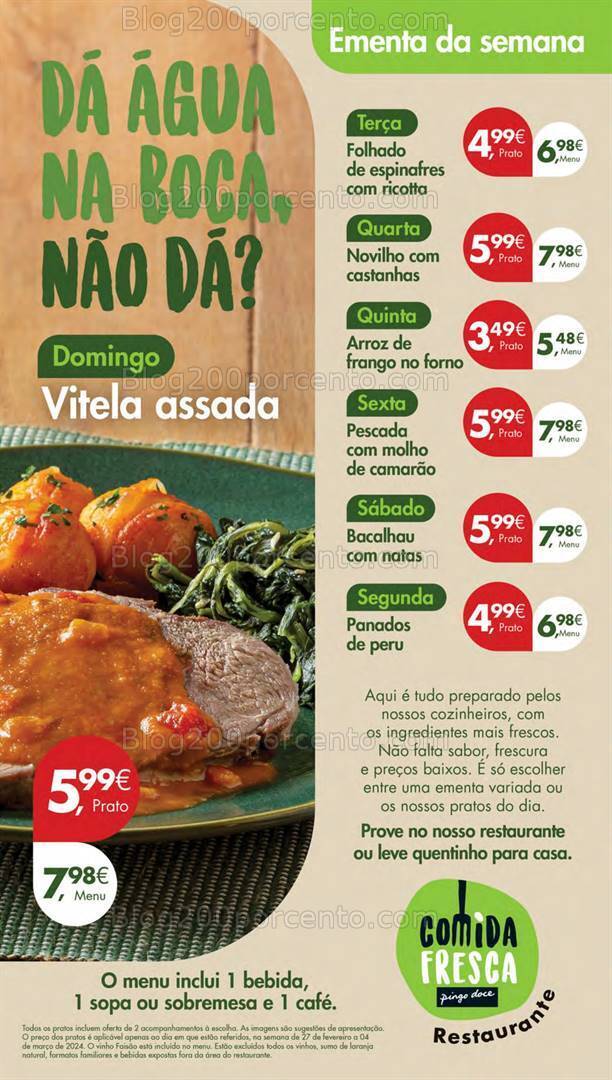 Antevisão Folheto PINGO DOCE Lojas Pequenas Promoções de 27 fevereiro a 4 março