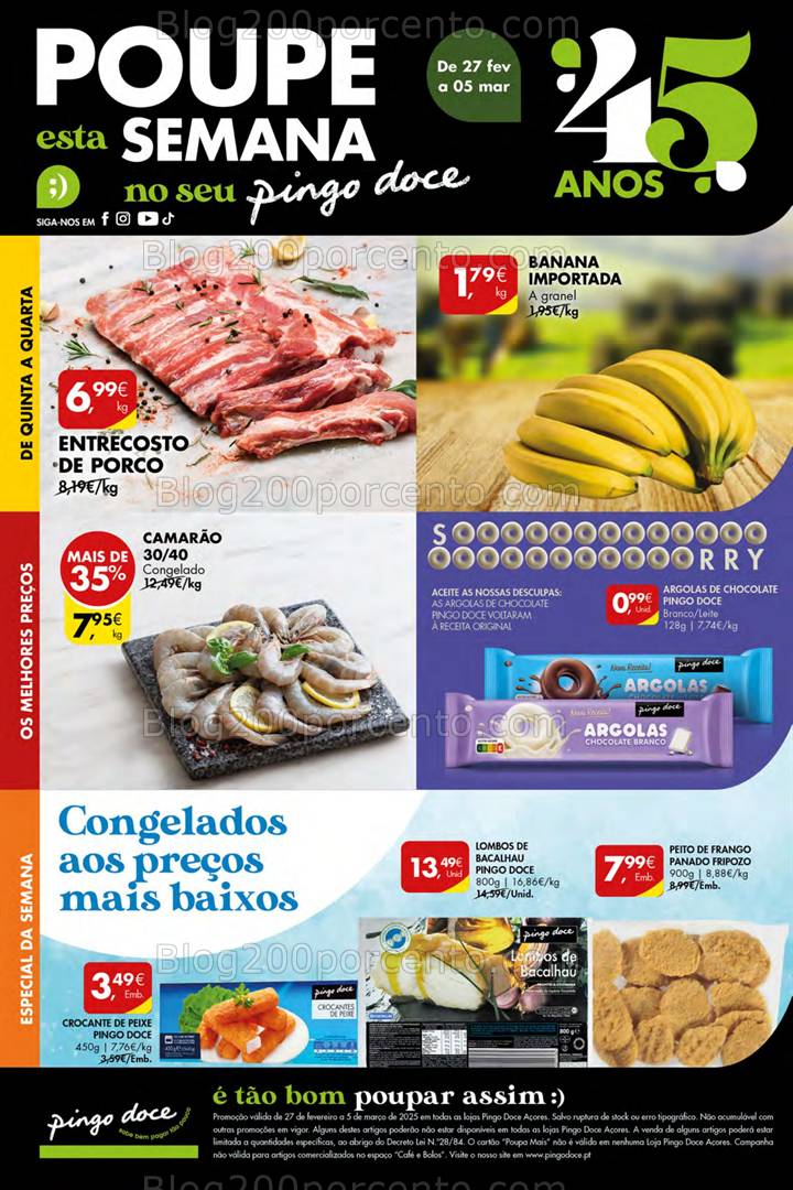 Antevisão Folheto PINGO DOCE Açores Promoções de 27 fevereiro a 5 março