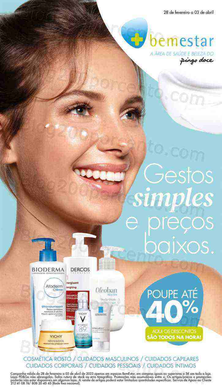 Antevisão Folheto PINGO DOCE Bem Estar - Beleza Promoções até 3 abril