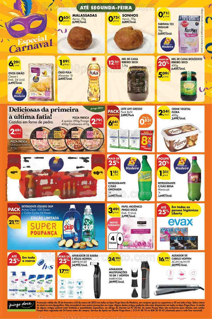 Antevisão Folheto PINGO DOCE Madeira Promoções Fim de Semana - 28 fevereiro a 3 março