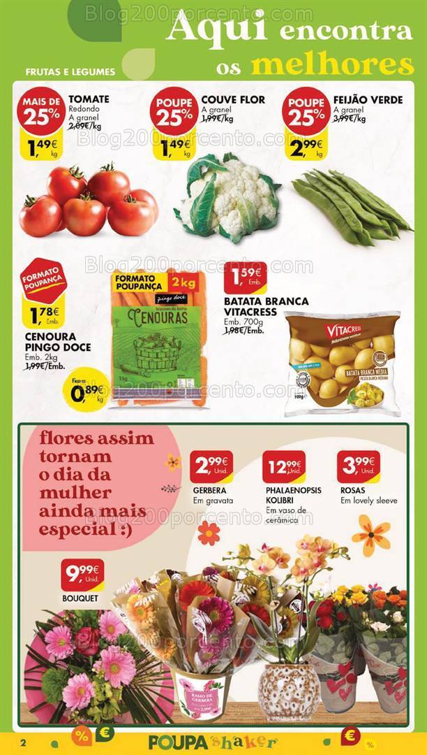 Antevisão Folheto PINGO DOCE Promoções de 5 a 11 março