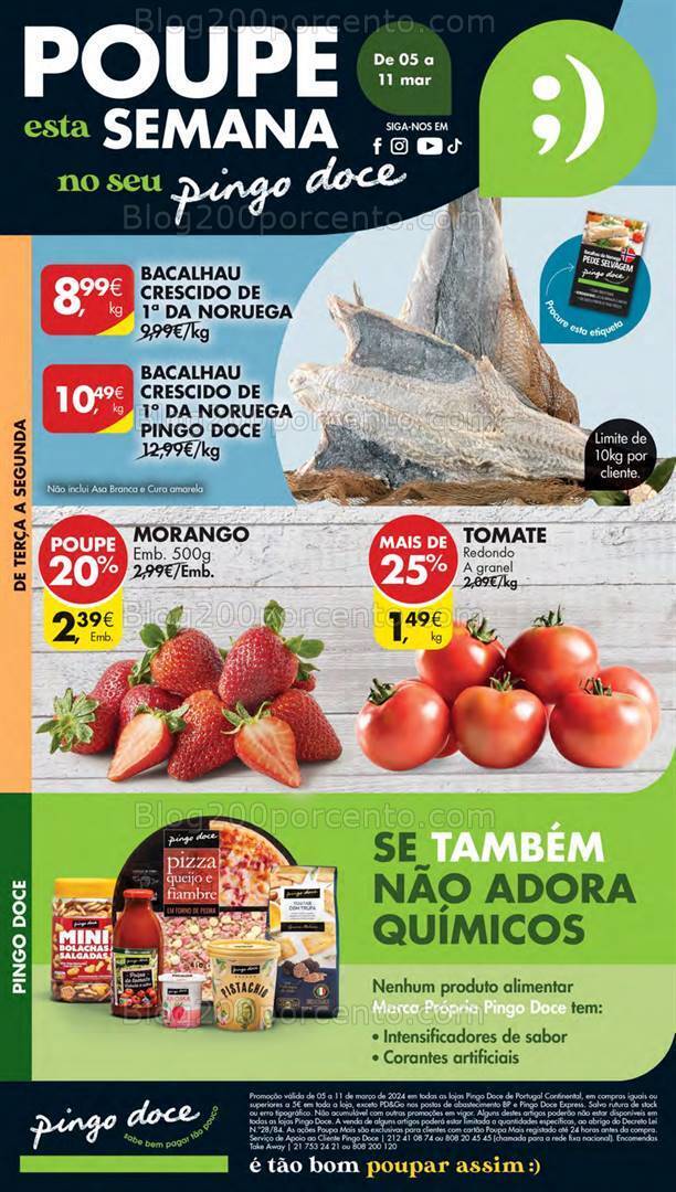Antevisão Folheto PINGO DOCE Lojas Pequenas Promoções de 5 a 11 março
