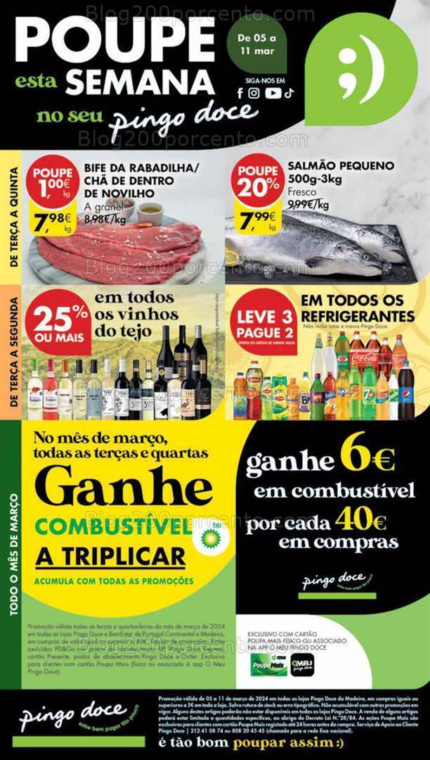 Antevisão Folheto PINGO DOCE Madeira Promoções de 5 a 11 março