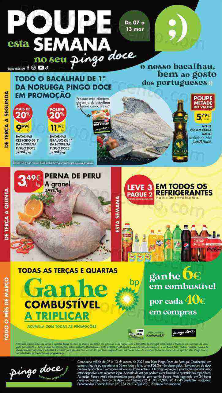 Antevisão Folheto PINGO DOCE Lojas Grandes Promoções de 7 a 13 março