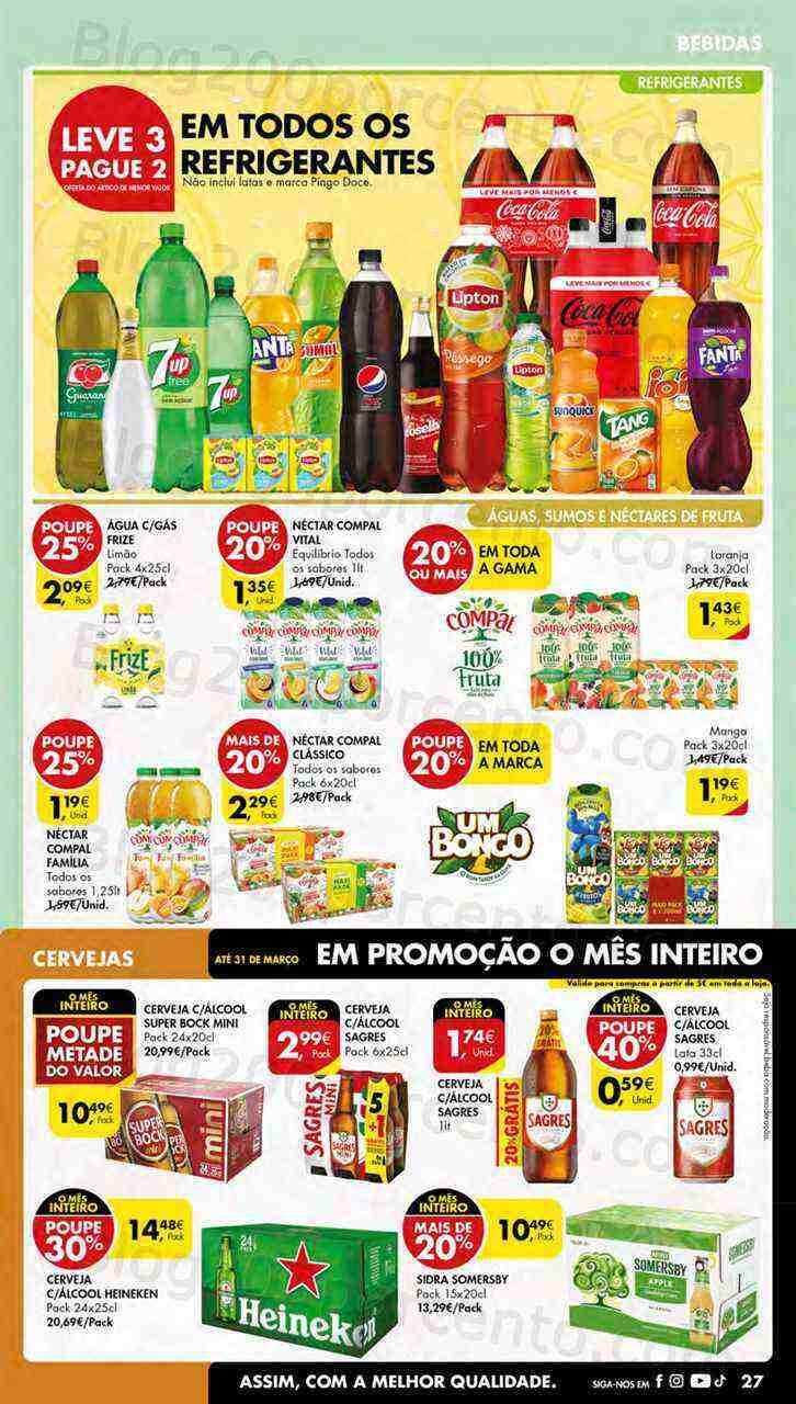Antevisão Folheto PINGO DOCE Lojas Pequenas Promoções de 7 a 13 março