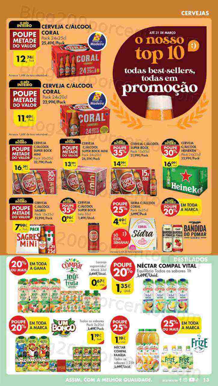Antevisão Folheto PINGO DOCE Madeira Promoções de 7 a 13 março