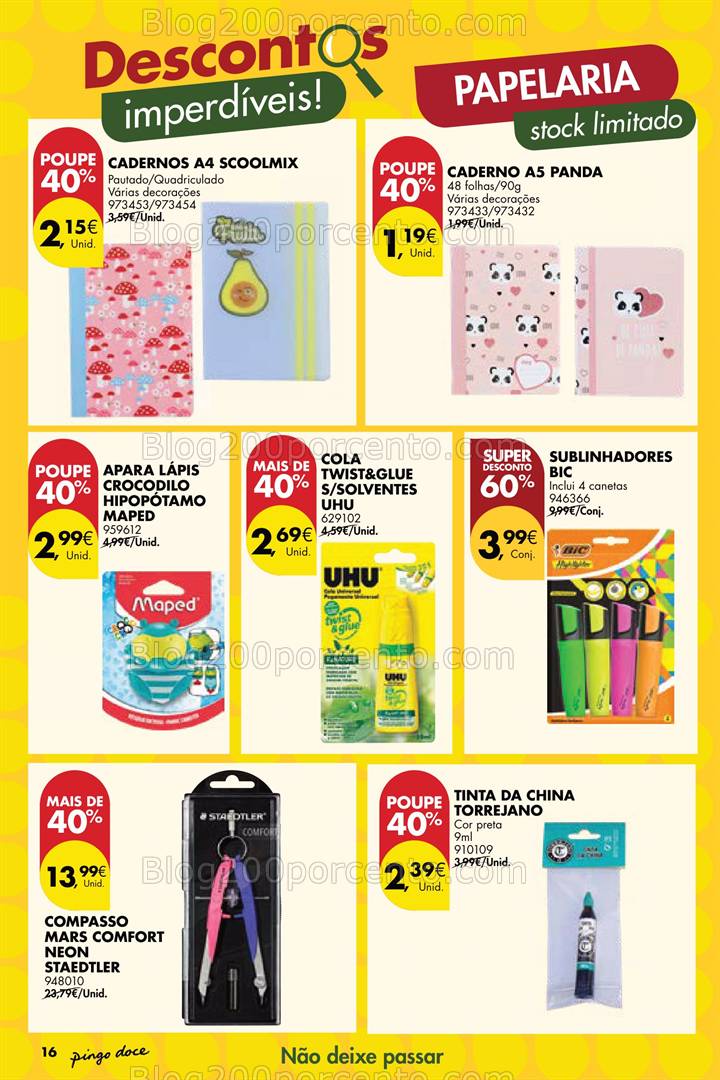 Antevisão Folheto PINGO DOCE Stock Off Promoções de 11 de 17 março