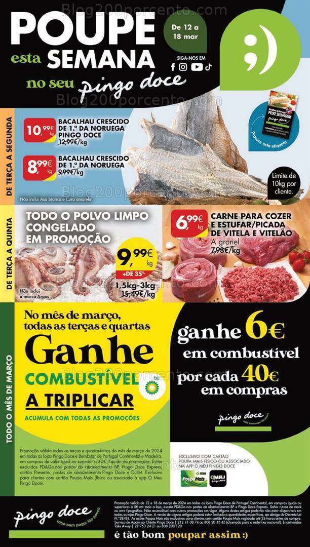 Antevisão Folheto PINGO DOCE Lojas Grandes Promoções de 12 a 18 março