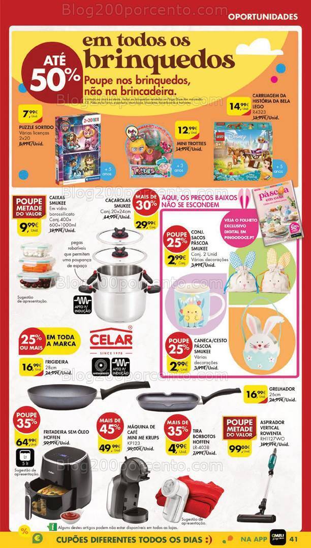 Antevisão Folheto PINGO DOCE Bazar Grandes Promoções de 12 a 18 março