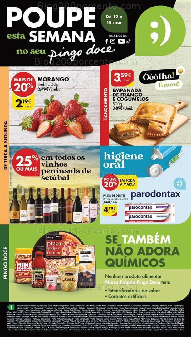 Antevisão Folheto PINGO DOCE Lojas Grandes Promoções de 12 a 18 março