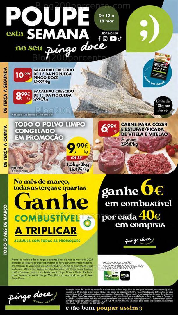 Antevisão Folheto PINGO DOCE Lojas Pequenas Promoções de 12 a 18 março