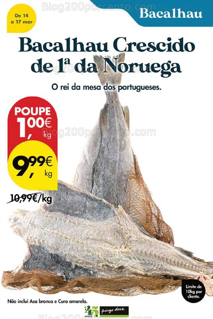 Antevisão Folheto PINGO DOCE Promoções Fim de Semana - 14 e 17 março