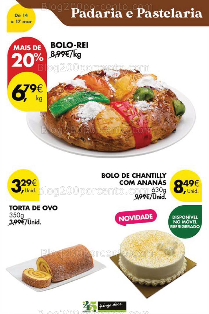 Antevisão Folheto PINGO DOCE Promoções Fim de Semana - 14 e 17 março