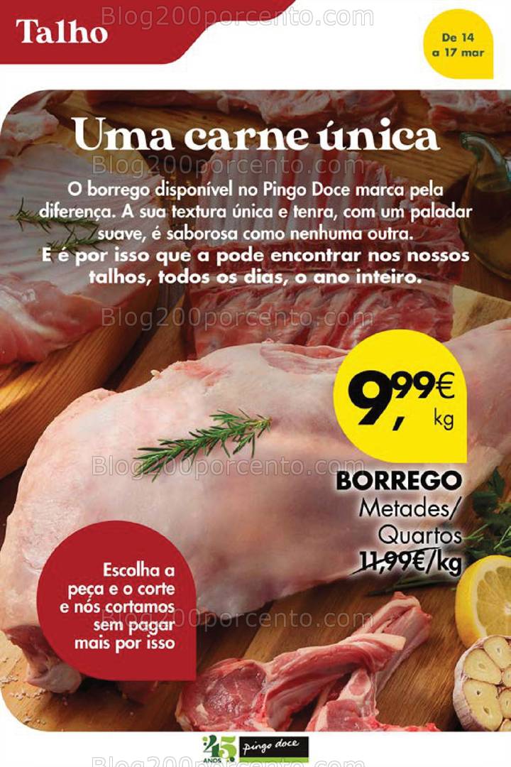 Antevisão Folheto PINGO DOCE Promoções Fim de Semana - 14 e 17 março