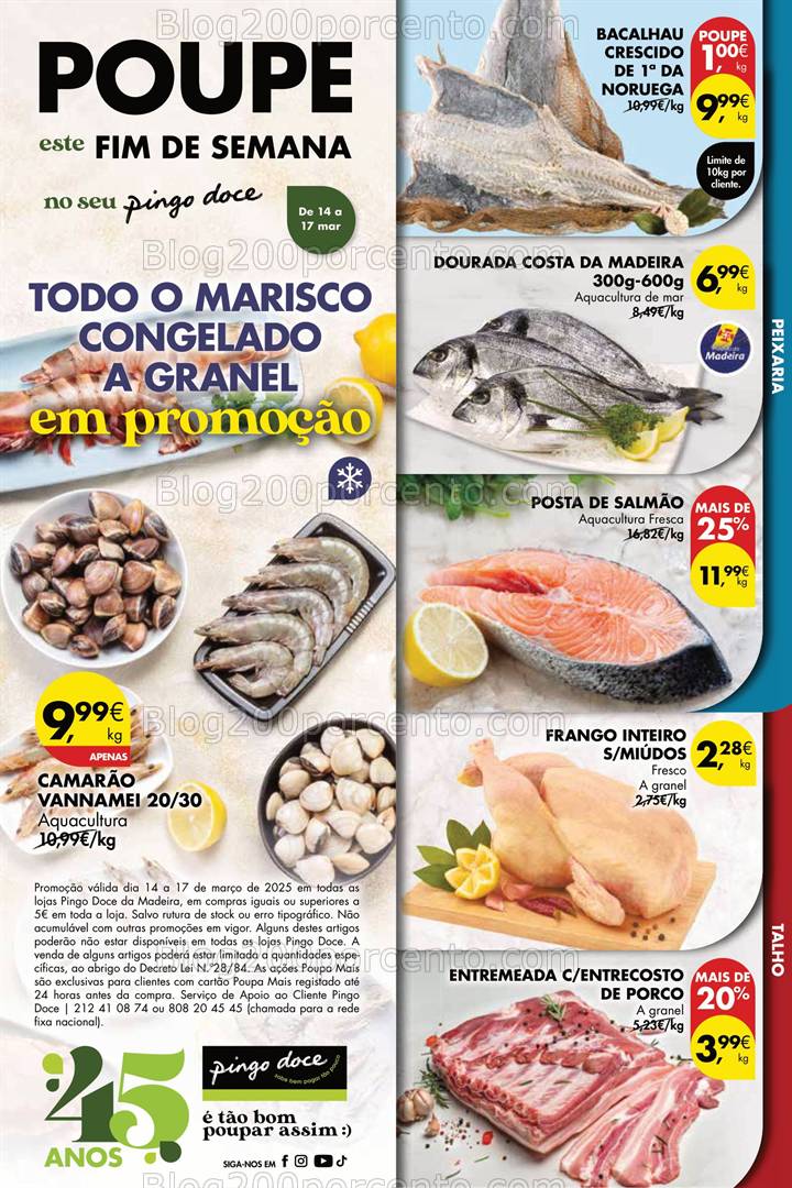 Antevisão Folheto PINGO DOCE Madeira Promoções Fim de Semana - 14 e 17 março