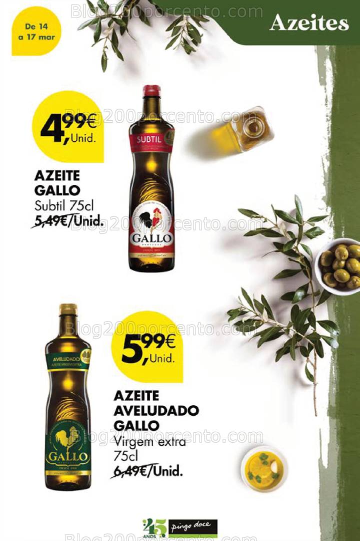 Antevisão Folheto PINGO DOCE Promoções Fim de Semana - 14 e 17 março