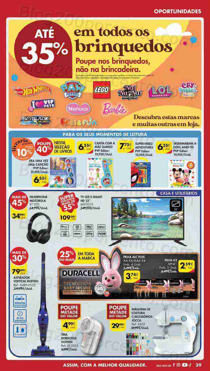 Antevisão Folheto PINGO DOCE Bazar Lojas Grandes Promoções de 14 a 20 março