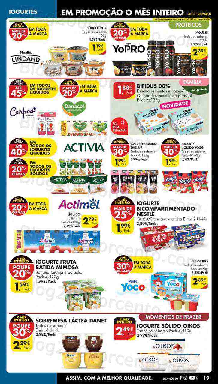 Antevisão Folheto PINGO DOCE Lojas Pequenas Promoções de 14 a 20 março