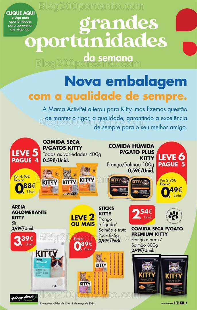 Antevisão Folheto PINGO DOCE Promoções Fim de Semana - 15 a 18 março