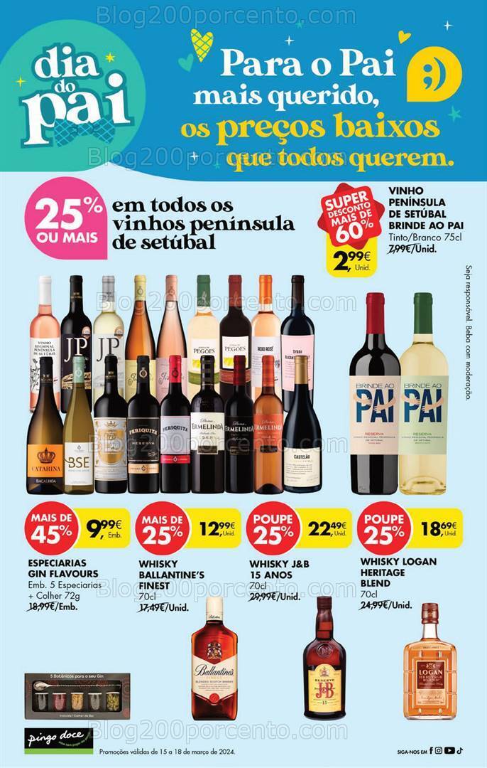 Antevisão Folheto PINGO DOCE Promoções Fim de Semana - 15 a 18 março