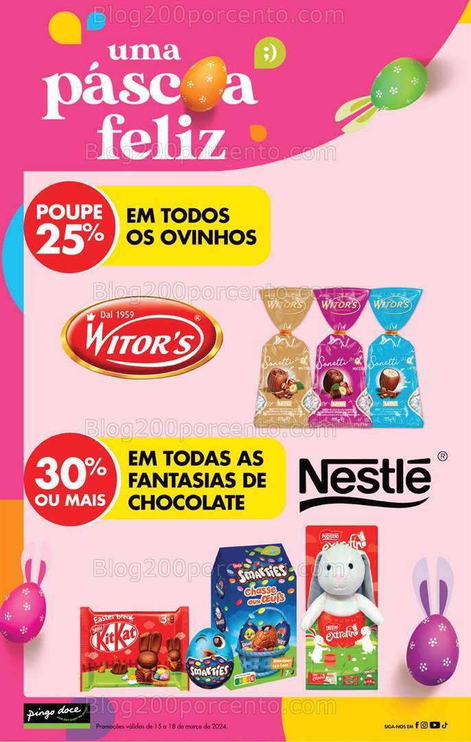 Antevisão Folheto PINGO DOCE Promoções Fim de Semana - 15 a 18 março
