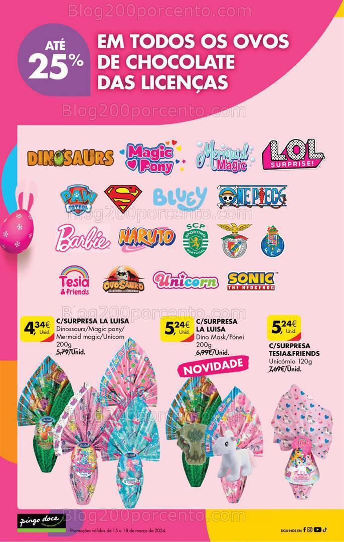 Antevisão Folheto PINGO DOCE Promoções Fim de Semana - 15 a 18 março