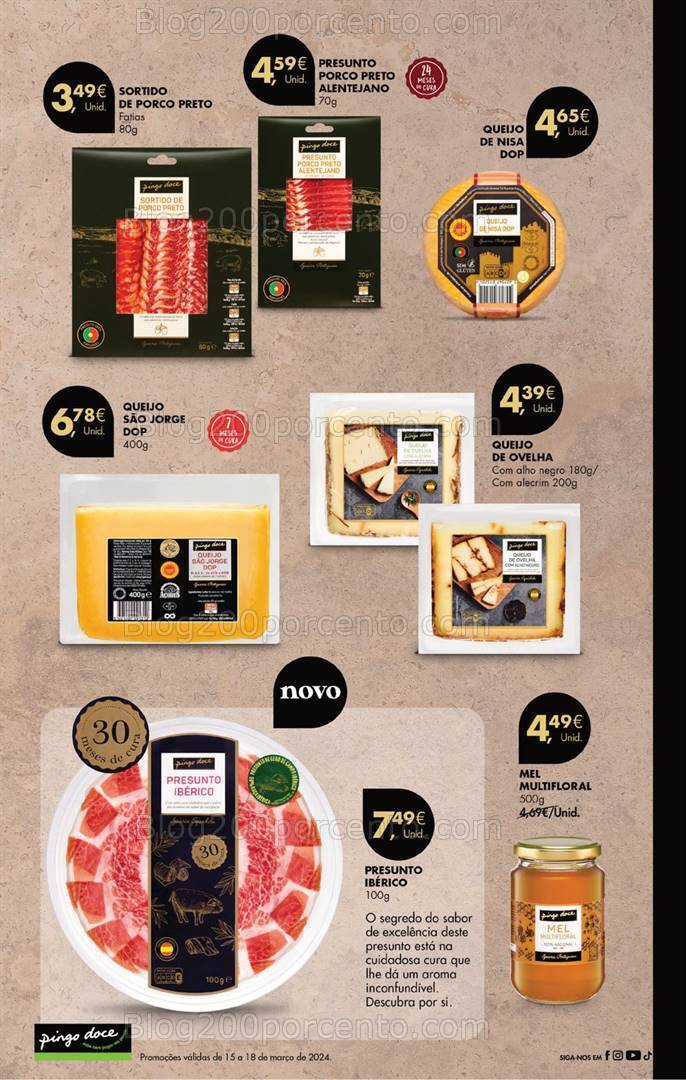 Antevisão Folheto PINGO DOCE Promoções Fim de Semana - 15 a 18 março