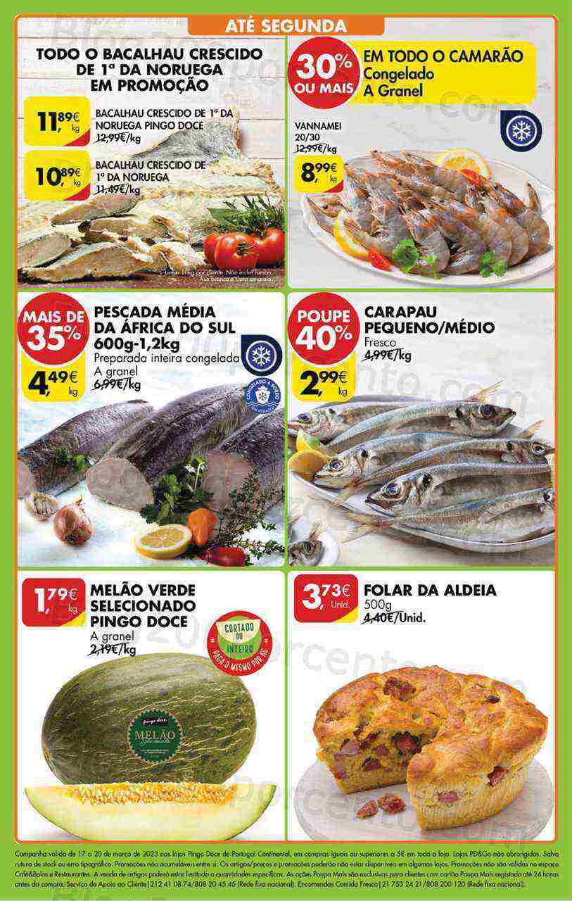 Antevisão Folheto PINGO DOCE Promoções Fim de Semana - 17 a 20 março