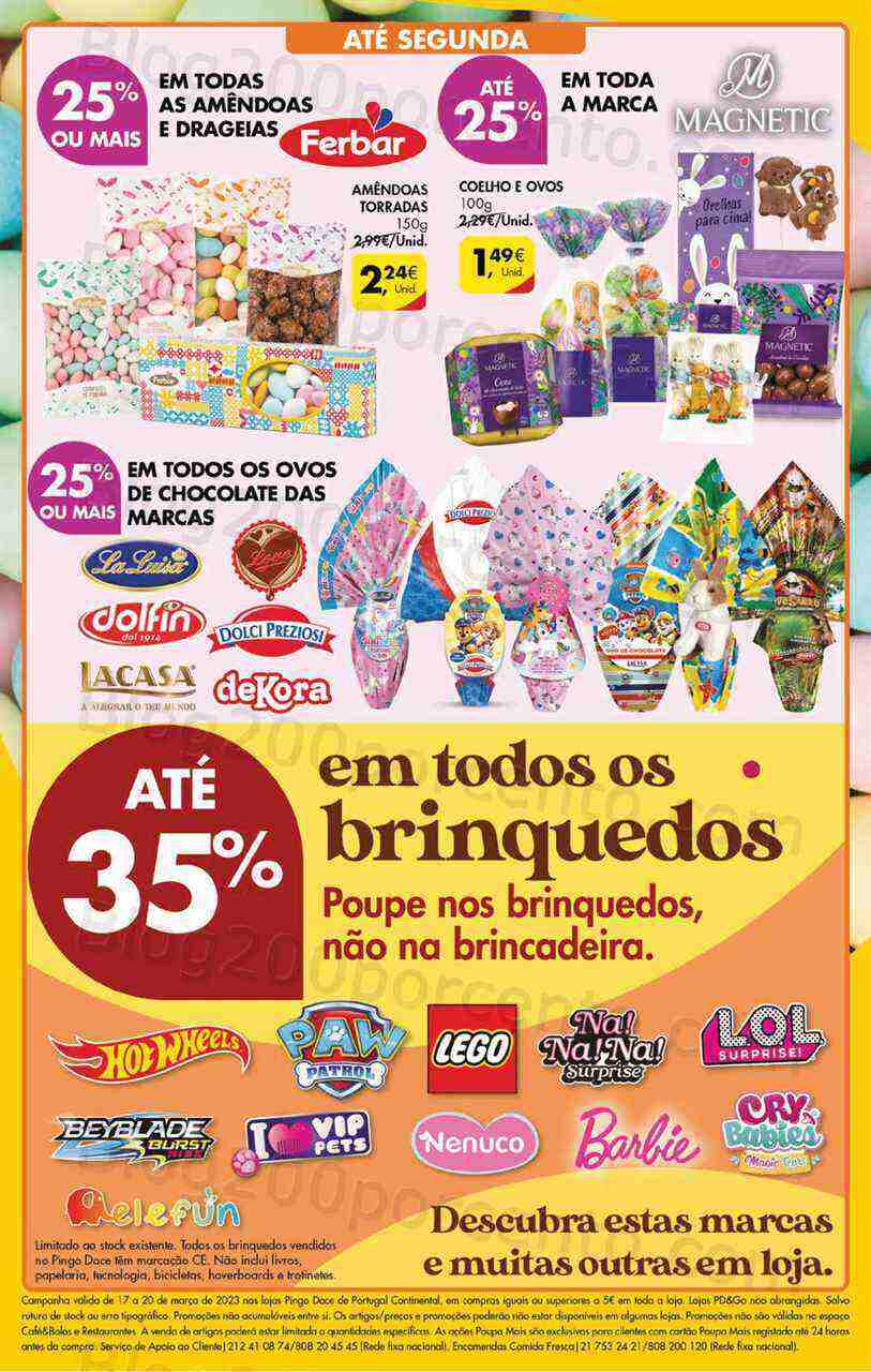 Antevisão Folheto PINGO DOCE Promoções Fim de Semana - 17 a 20 março