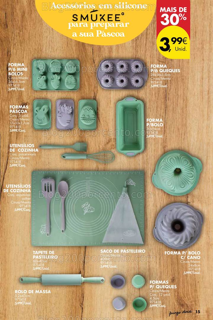 Antevisão Folheto PINGO DOCE Bazar Páscoa Promoções de 18 março a 21 abril