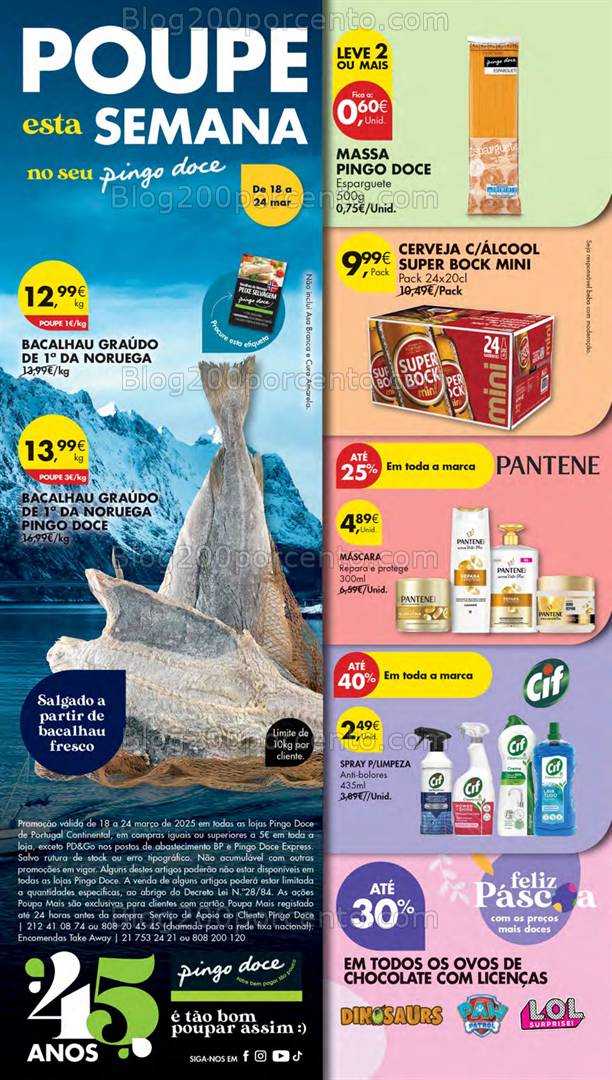 Antevisão Folheto PINGO DOCE Lojas Pequenas Promoções de 18 a 24 março