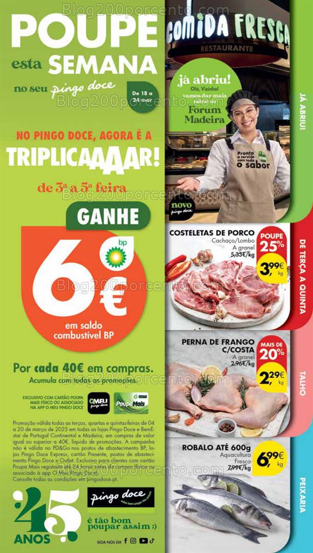 Antevisão Folheto PINGO DOCE Madeira Promoções de 18 a 24 março