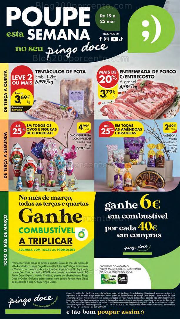 Antevisão Folheto PINGO DOCE Lojas Pequenas Promoções de 19 a 25 março