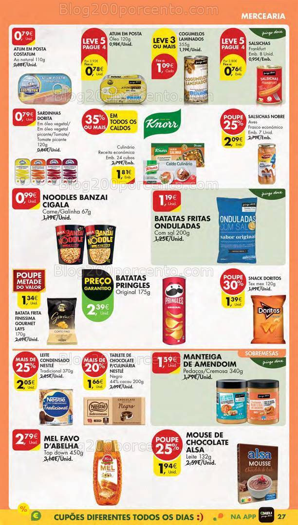 Antevisão Folheto PINGO DOCE Lojas Pequenas Promoções de 19 a 25 março