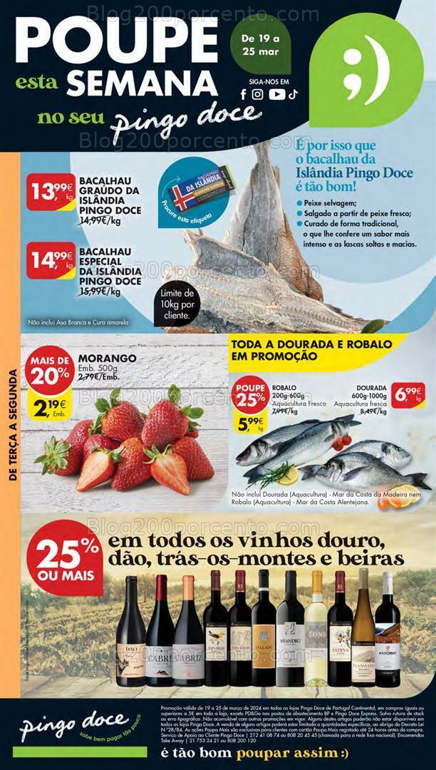 Antevisão Folheto PINGO DOCE Lojas Pequenas Promoções de 19 a 25 março