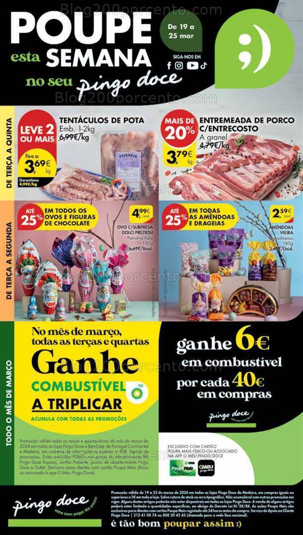 Antevisão Folheto PINGO DOCE Madeira Promoções de 19 a 25 março