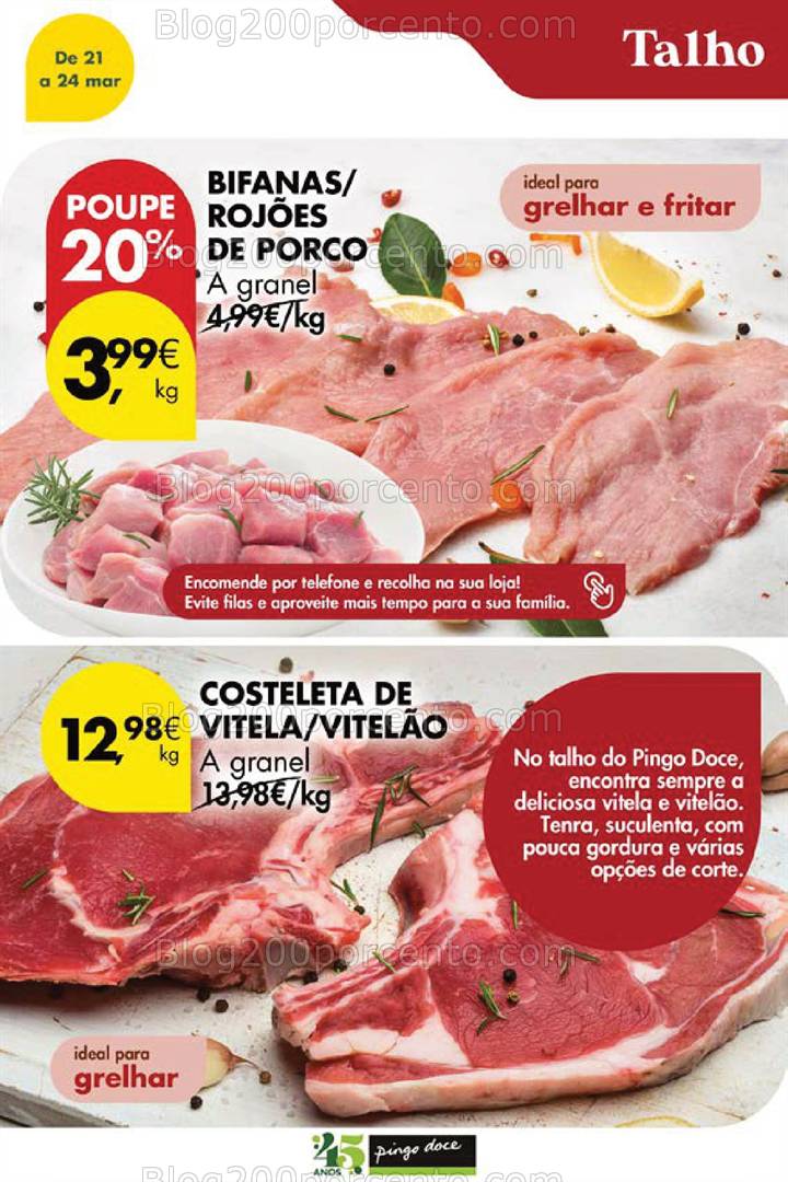 Antevisão Folheto PINGO DOCE Fim de Semana Promoções de 21 a 24 março