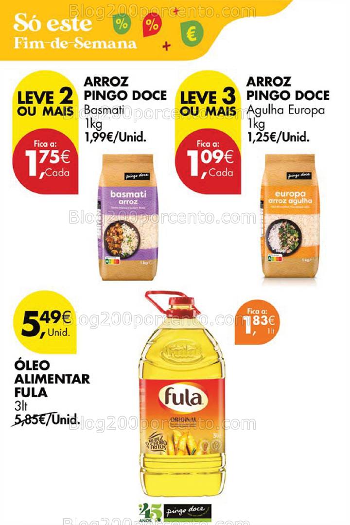 Antevisão Folheto PINGO DOCE Fim de Semana Promoções de 21 a 24 março