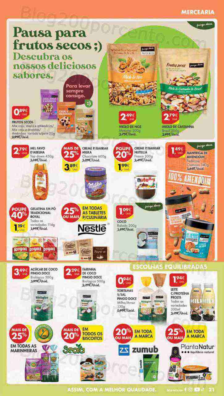 Antevisão Folheto PINGO DOCE Madeira Promoções de 21 a 27 março