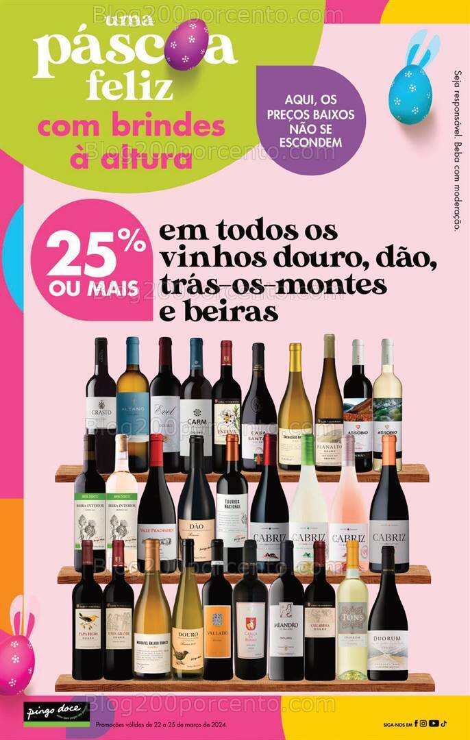Antevisão Folheto PINGO DOCE Promoções Fim de Semana - 22 a 25 março