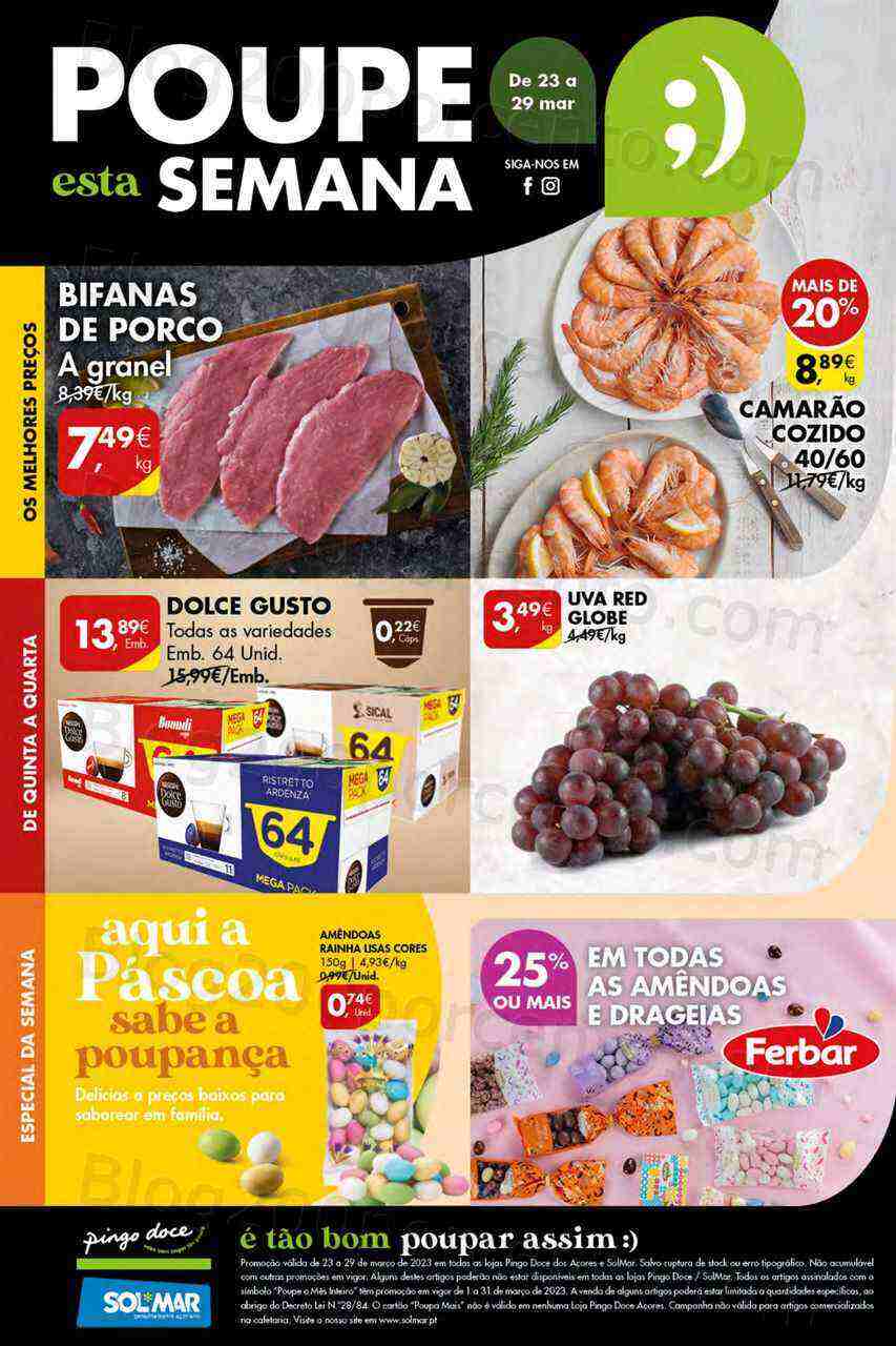 Antevisão Folheto PINGO DOCE Açores Promoções até 29 março