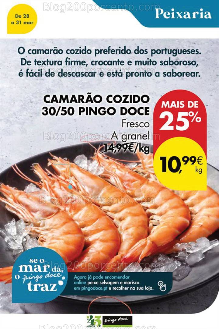Antevisão Folheto PINGO DOCE Promoção Fim de Semana - 28 a 30 março